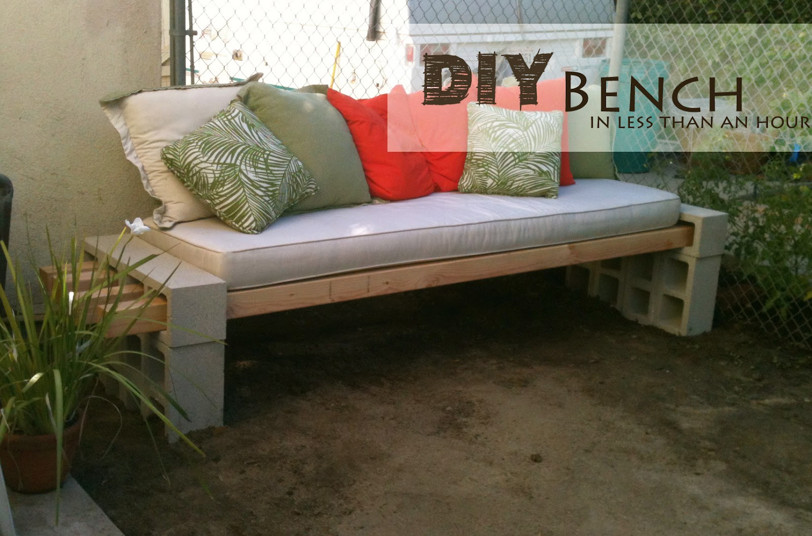 do it yourself garden bench plans